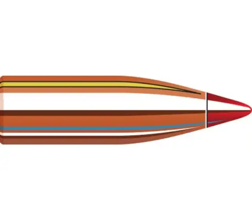 Střela Hornady ráže 22 cal (.224), váha 55gr. Typ střely V-MAX®. SKU: 22716